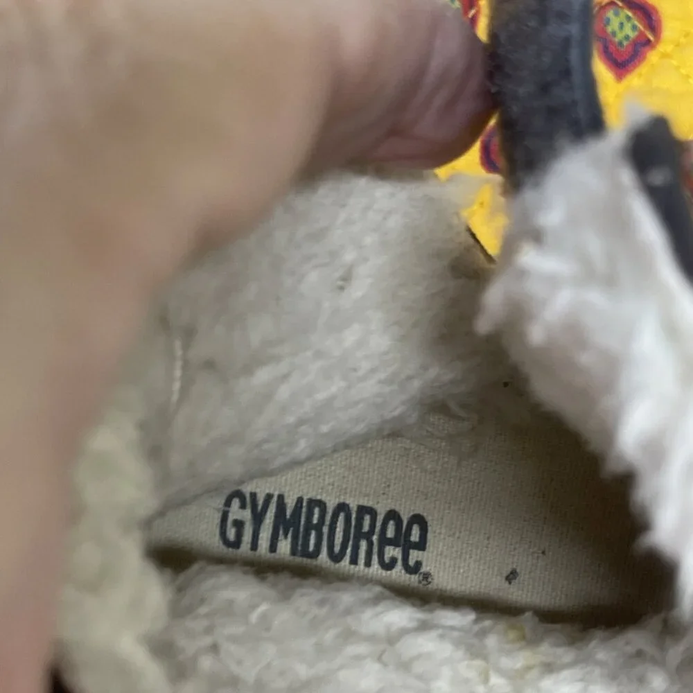 GYMBOREE ICE ALL-STAR GRAY SHERPA LINED SUEDE BOOT Sz7 AND Wonderful Nation Sz 5